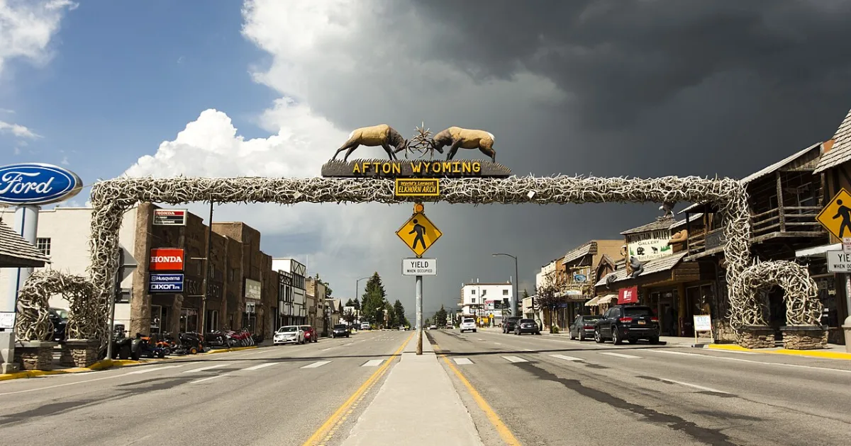 Downtown Afton, WY, WY