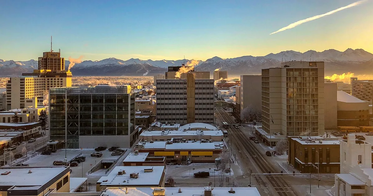consolidated city-borough, and largest city in Alaska, United States of America