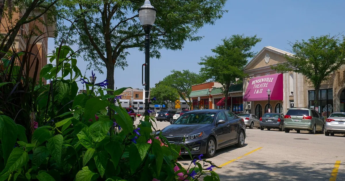 village in DuPage and Cook Counties, Illinois, United States of America