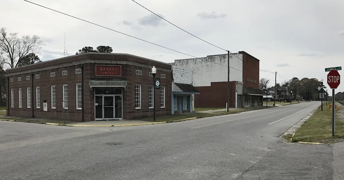 town in Pitt County, North Carolina, USA