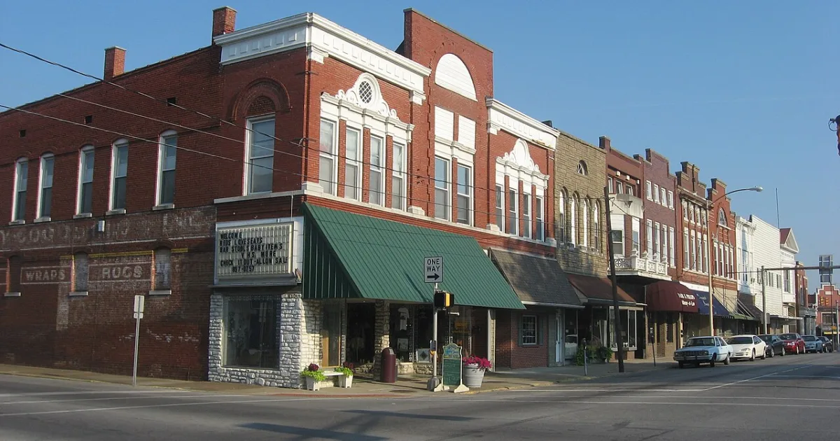 county seat in Warrick County, Indiana, USA