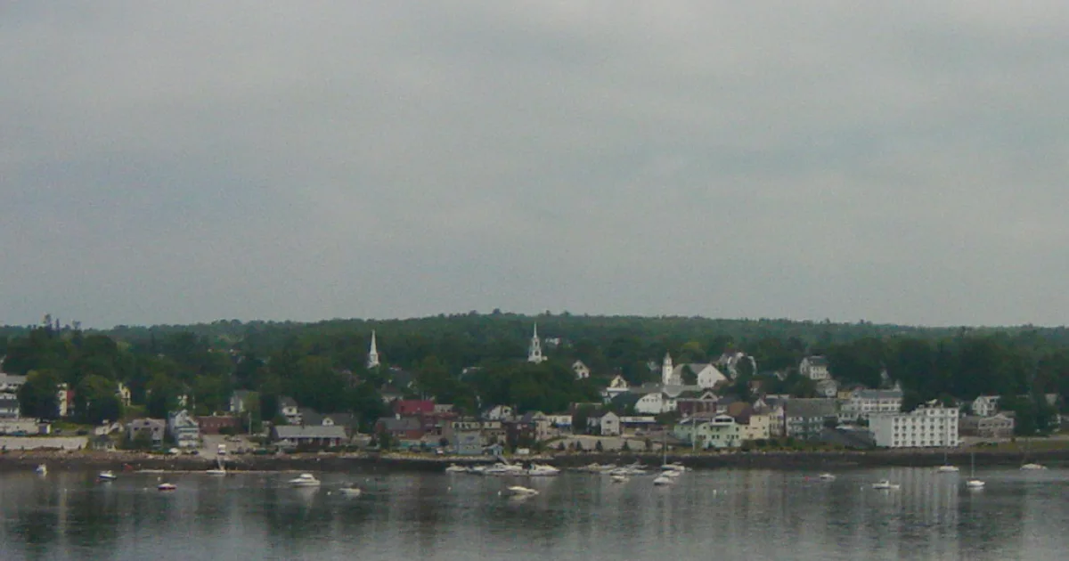 human settlement in Hancock County, Maine, United States of America