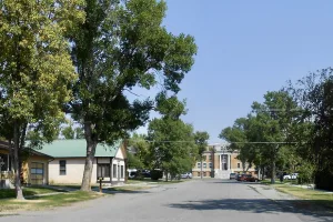 town in and county seat of Stillwater County, Montana, United States