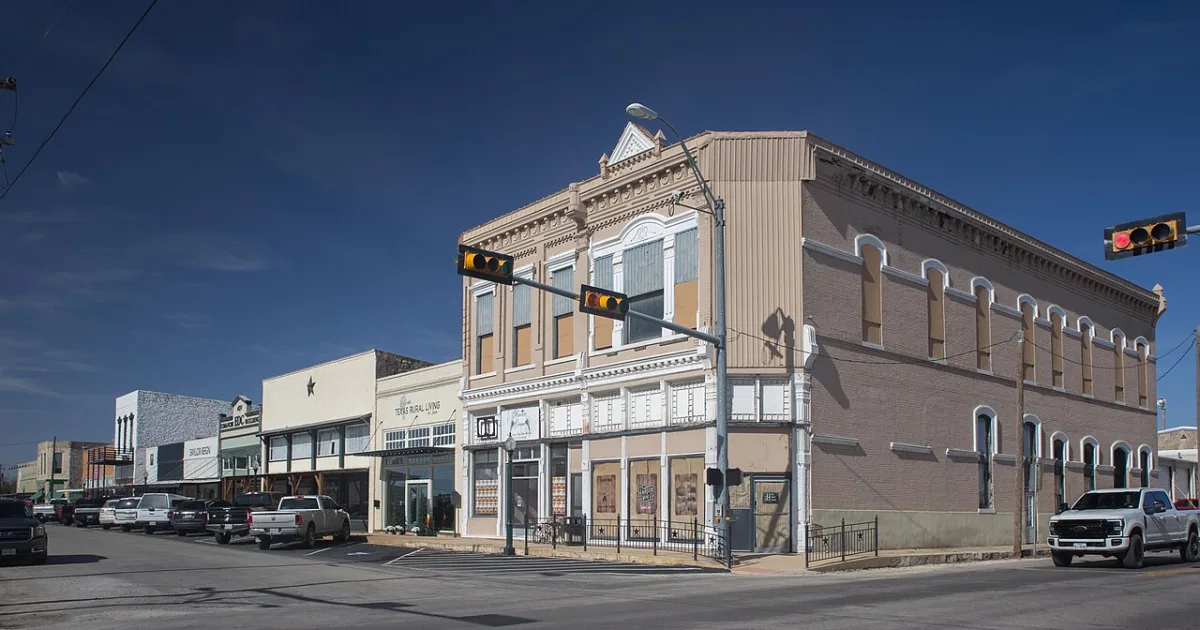 city in and county sear of Comanche County, Texas, United States