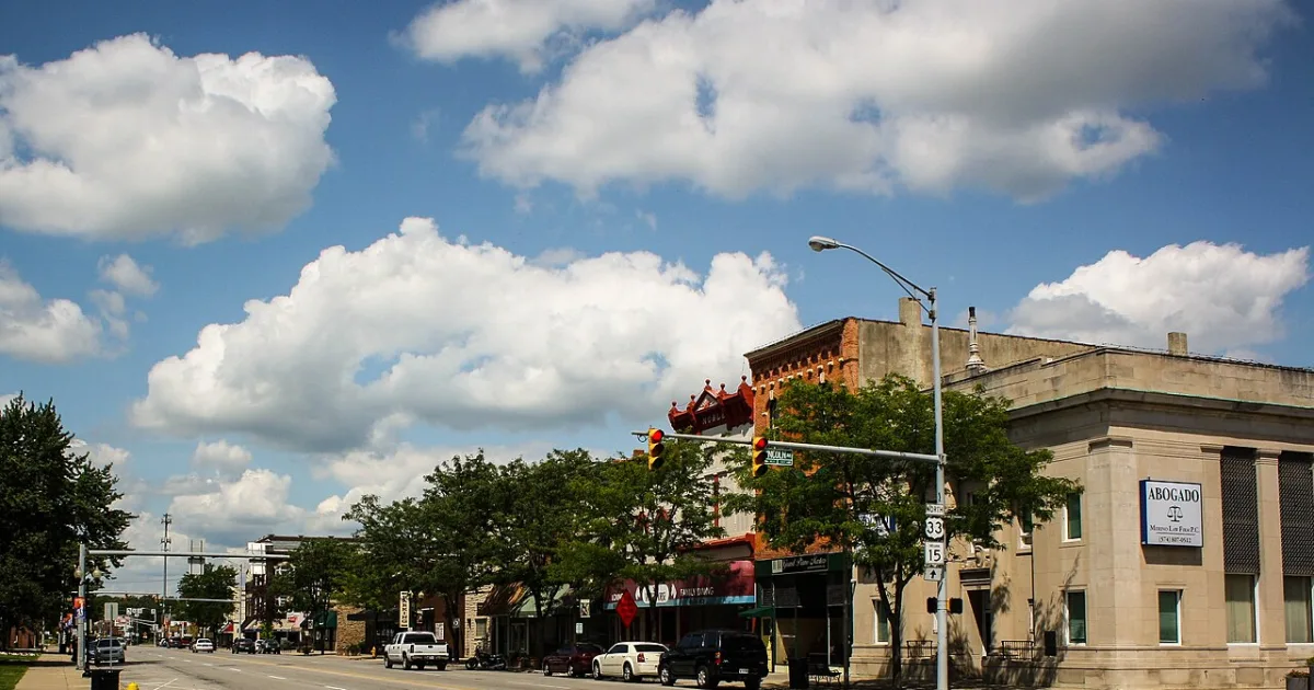 city in and the county seat of Elkhart County, Indiana, United States