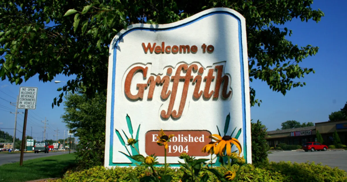 town in Calumet and St. John townships in Lake County, Indiana, United States