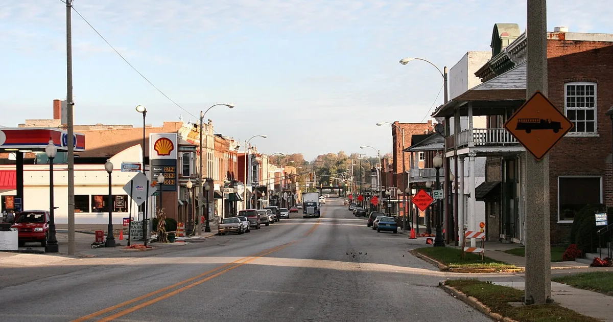 human settlement in Noble County, Indiana, United States of America