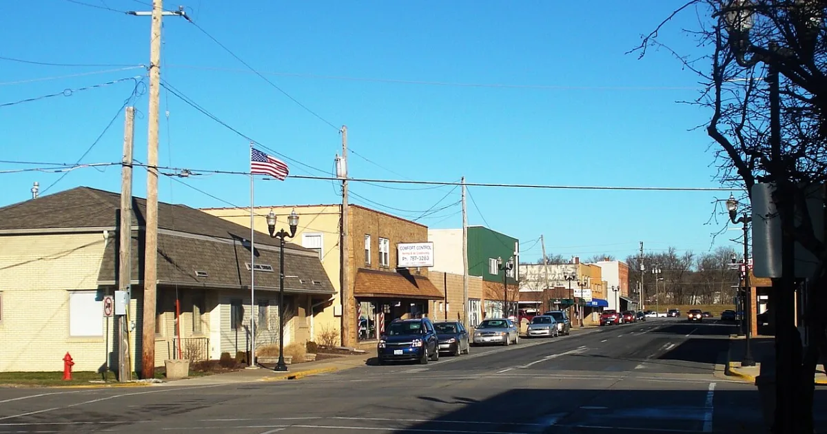 village in Illinois, USA