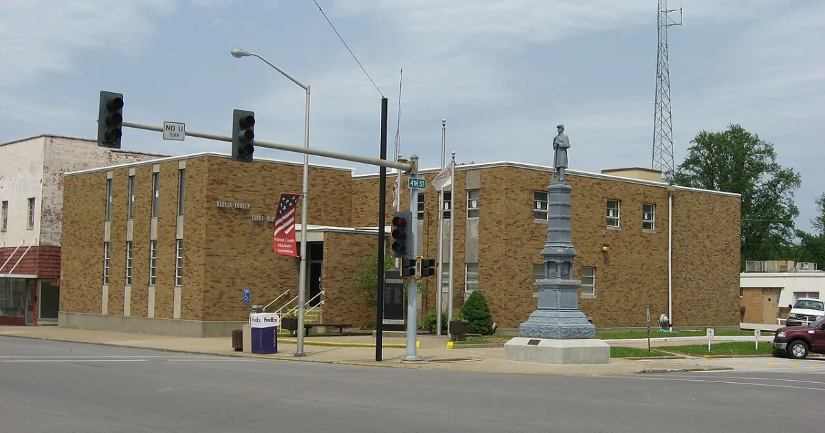 city in and county seat of Wasbash County, Illinois, United States