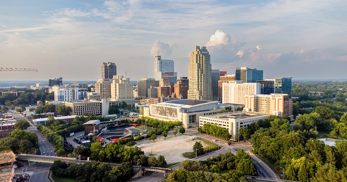 city in and state capital of North Carolina, United States of America