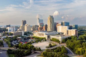 city in and state capital of North Carolina, United States of America