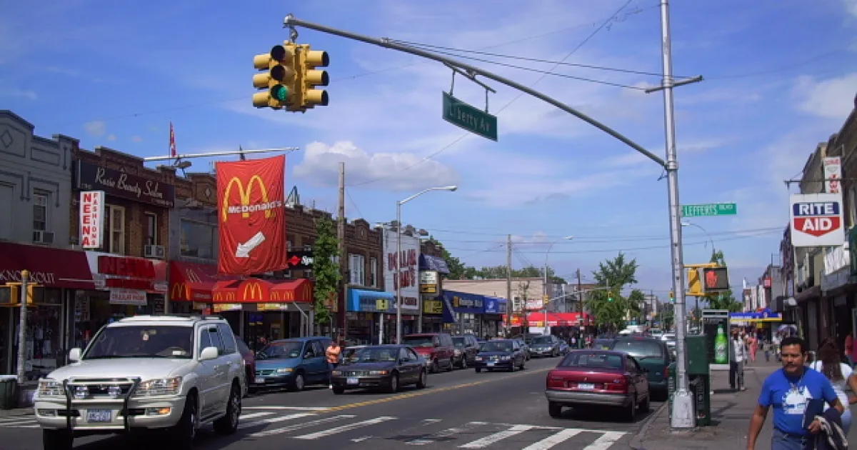neighborhood of Queens, New York, USA