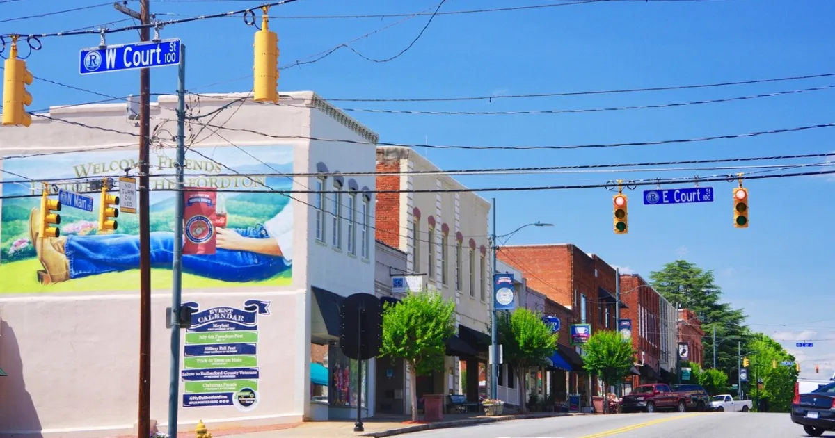town in Rutherford County, North Carolina, United States