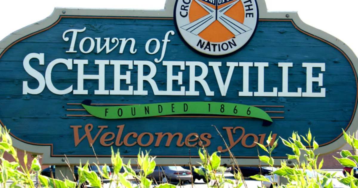 town in northwest Indiana, USA